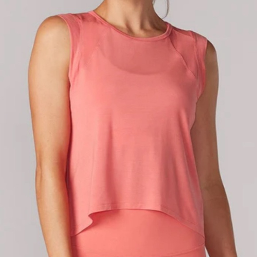 $45 Tavi Evolution Hi-Low Sleeveless Tank Top Poppy Women’s L Large 10-12